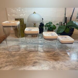 Better Homes & Gardens 4-Piece Airtight Food Storage Container Set